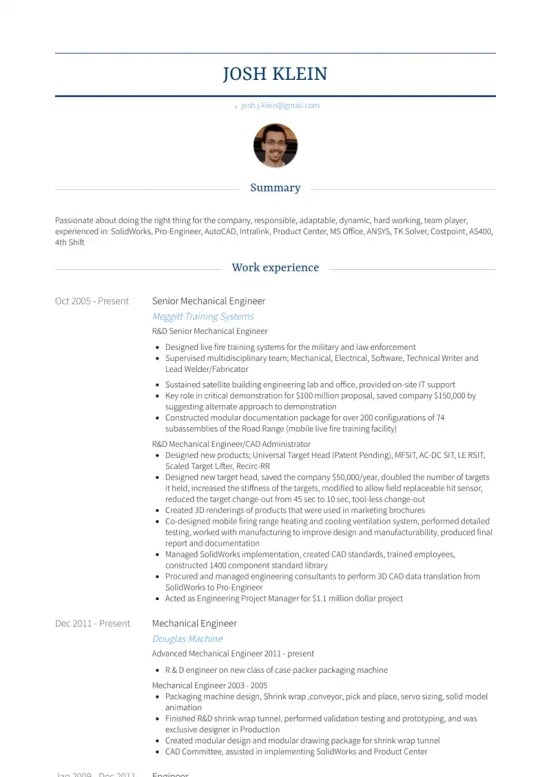 7 Mechanical Engineer Resume Summary Examples and Professional Summary
