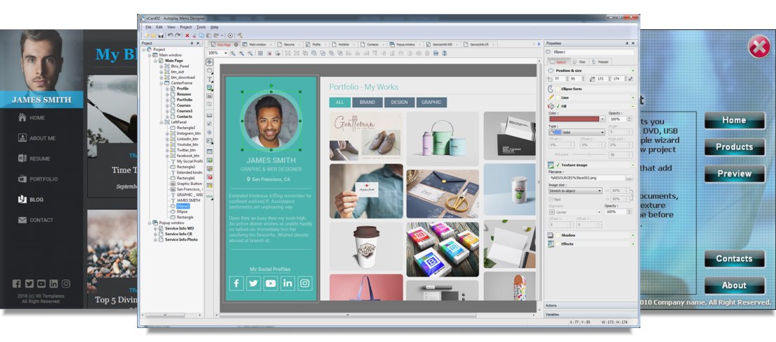 AutoPlay Menu Designer - create your own interactive autorun CD/DVD/USB