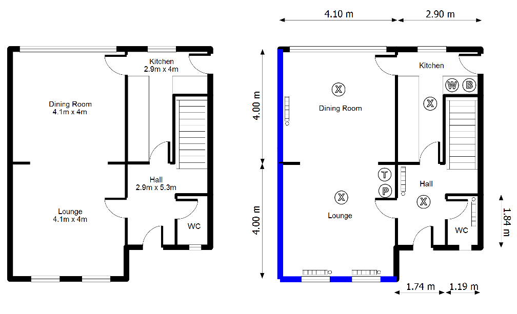 Example of a Floor Plan • Visual Planner