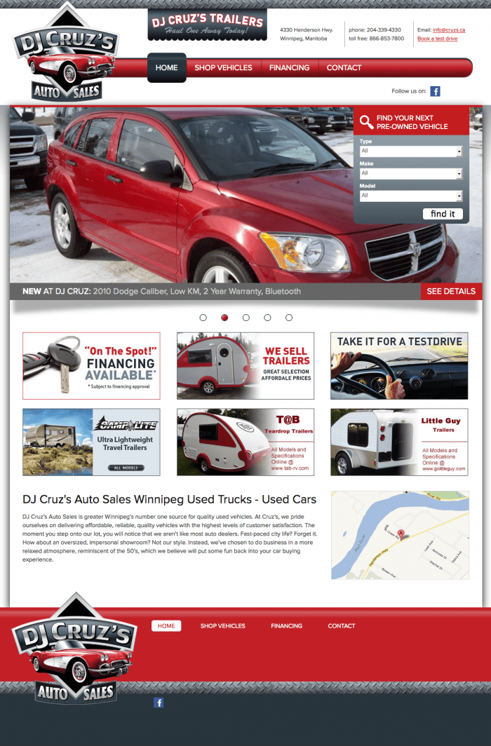 DJ Cruz's Auto Sales Visual Lizard