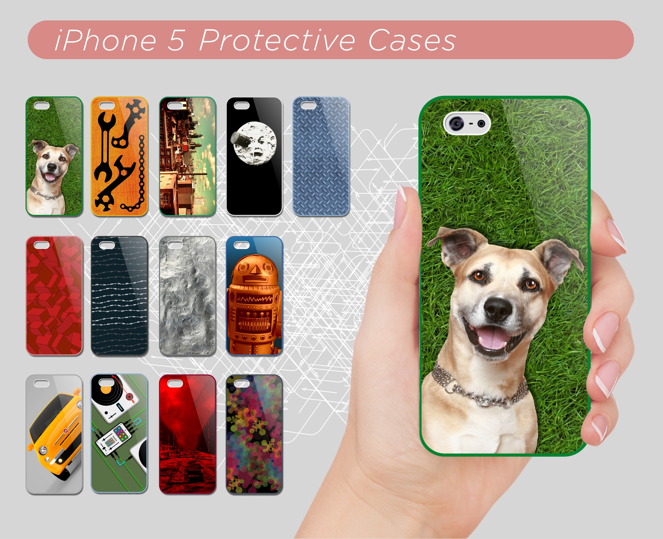 Protective cases for Iphone 5 custom graphic design Logo,Graphic