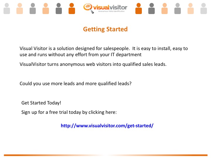 Visual Visitor Overview VisualVisitor Virtual Visitor