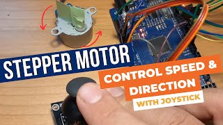 How to Control Stepper Motor With Joystick Using Arduino | Visuino