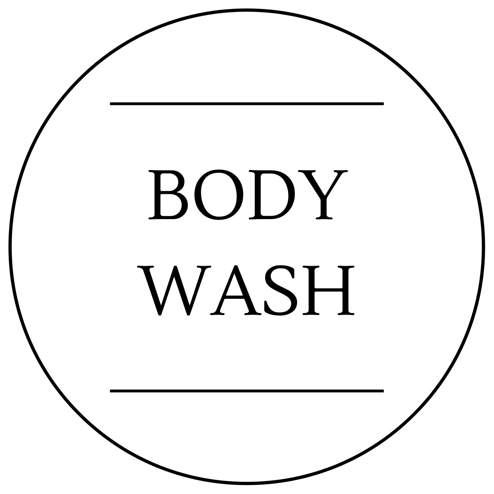 Body Wash Label Vitalia