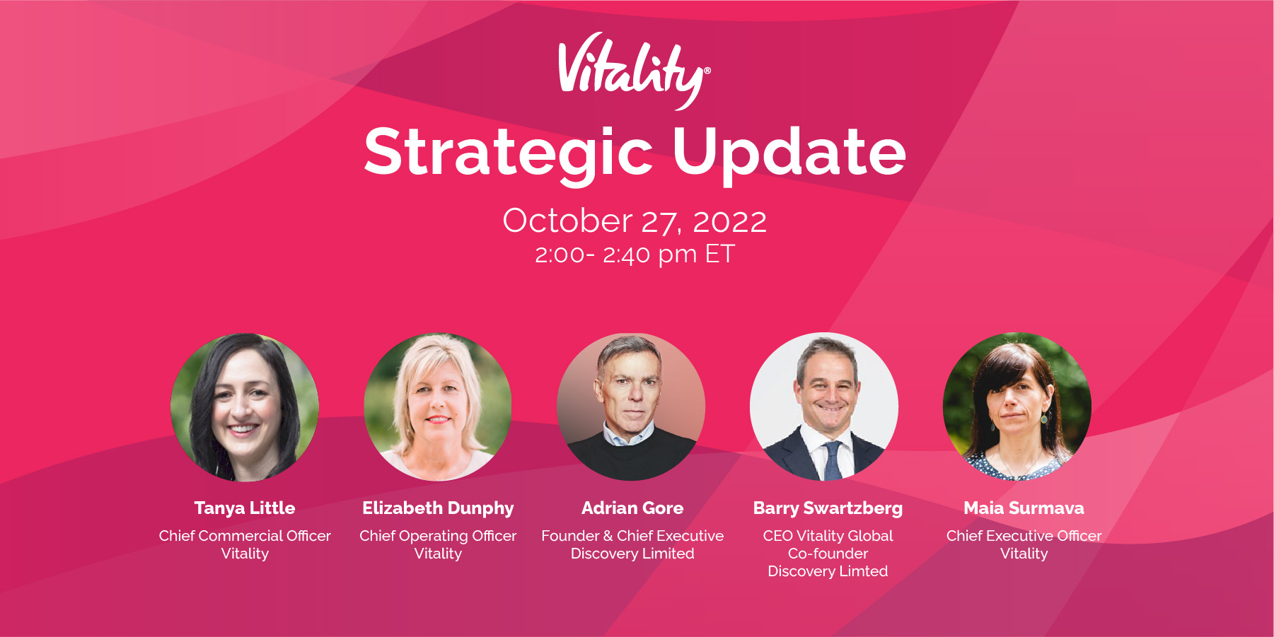 Vitality Strategic Update 2022 Vitality