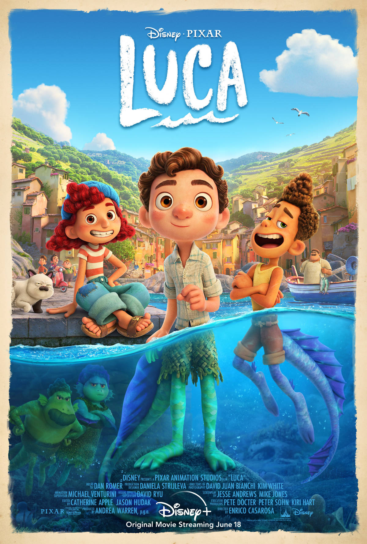 Pixar's Luca Preview The New Trailer, Poster and a Talk