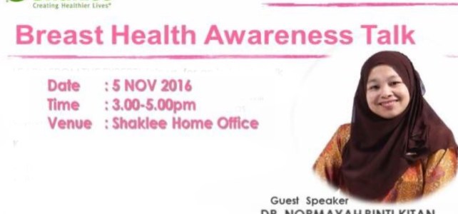 Breast Health Awareness Talk | Kesedaran Kesihatan Payudara