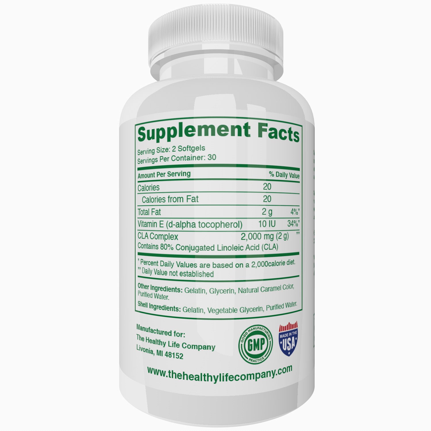 CLA 2000 Decrease Fat, Increase Muscle, Slim Abdomin VITAstir Health