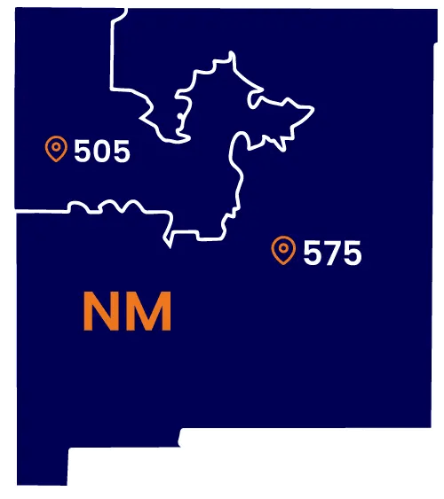 New Mexico Phone Numbers for Area Codes 505, and 575