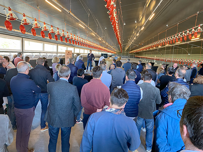 Inauguration d’un bâtiment poulets standards neuf au cœur du Gers