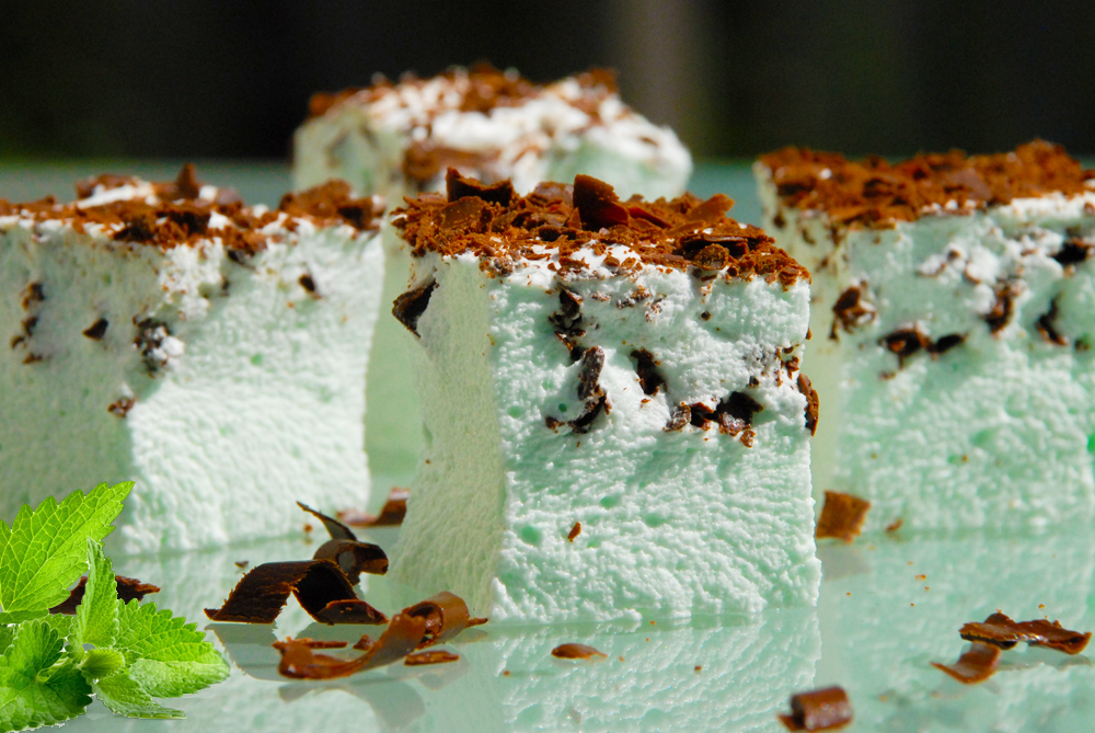 Mint & Chocolate Marshmallows Handcrafted Gourmet Marshmallows