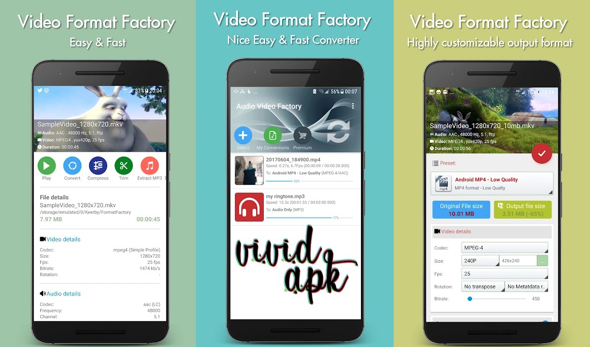 Video Format Factory v5.45 Premium APK vividapk roosphx