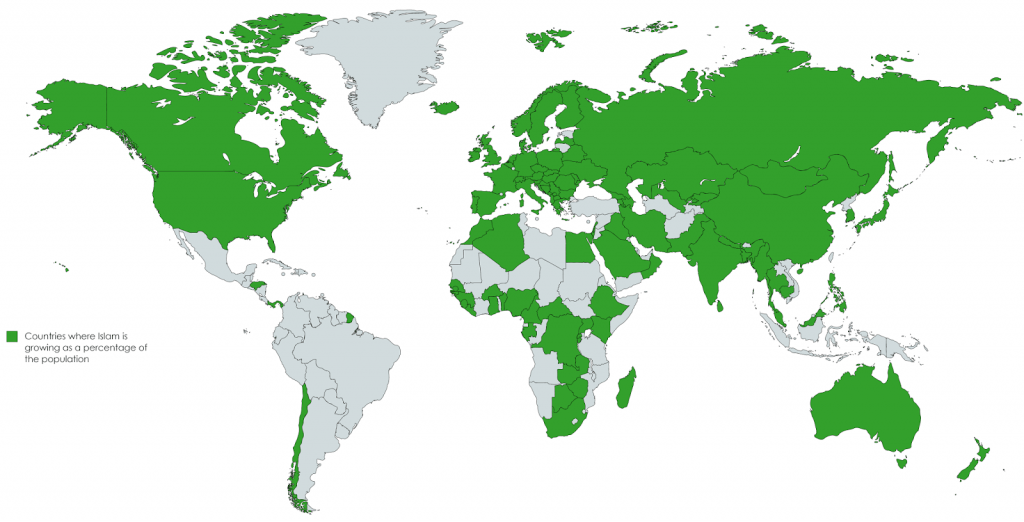 Islamic world History, Population, & Map Britannica