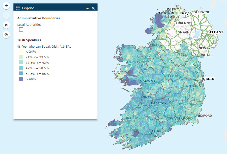 Mapping the Irish Census (2016 ) Vivid Maps