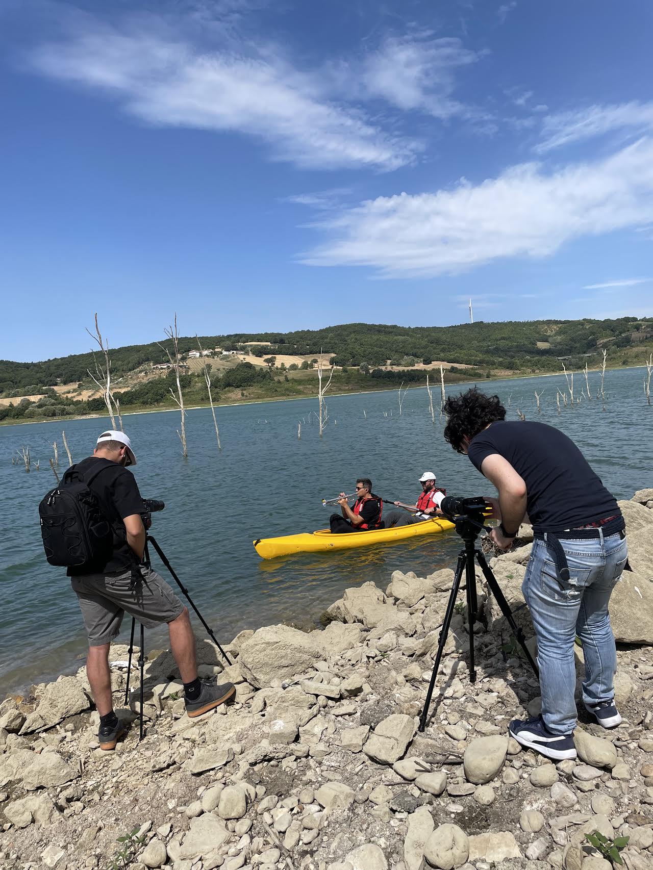 “Girare un video in canoa è divertente ed emozionante”. Luca Aquino