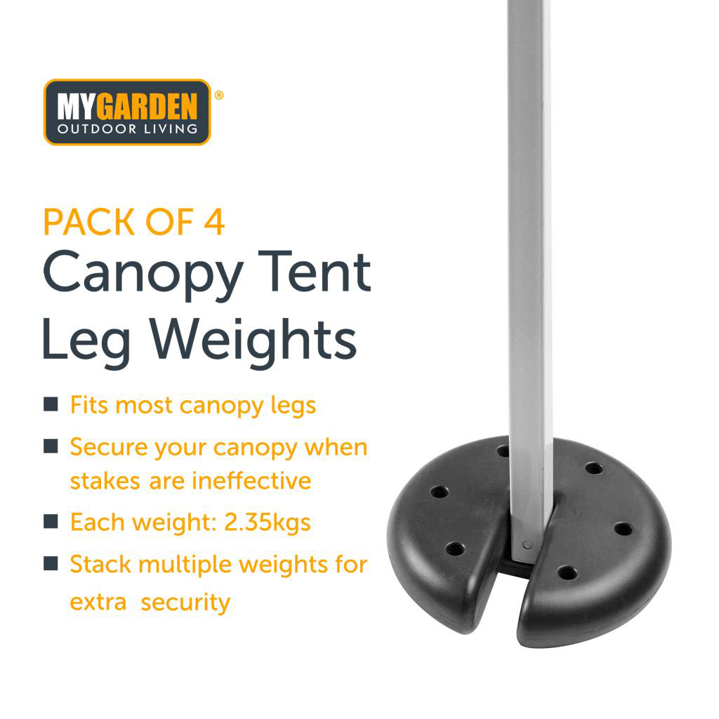Round Canopy Tent Leg Weights Secure Anchor Gazebo Camping Outdoor Market Stalls eBay