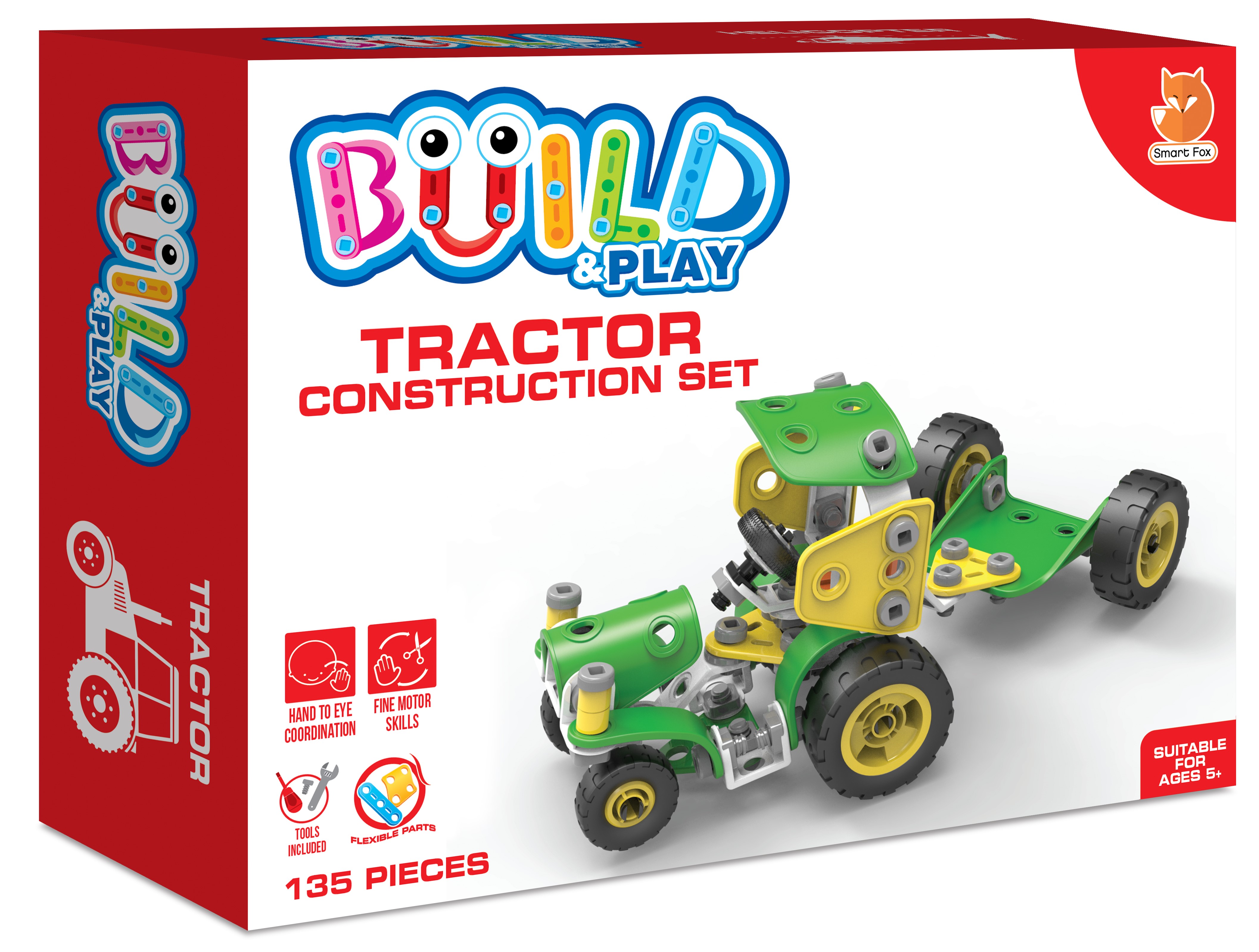 Build and Play Tractor Construction Set Children Toy Age 5+ Fun Kids