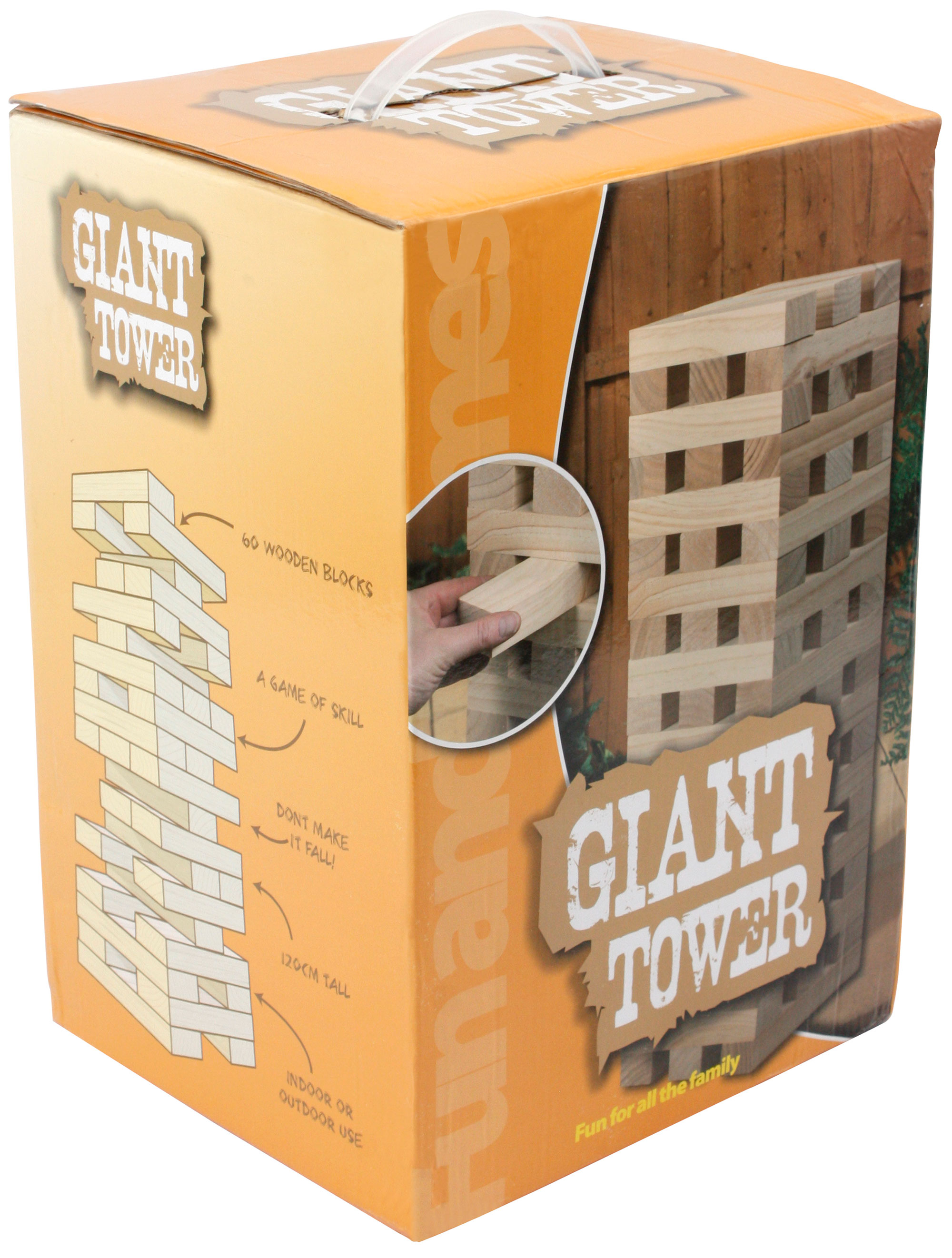 Giant Jenga Tower Wooden Blocks Outdoor Family Garden Game Kids Fun 1