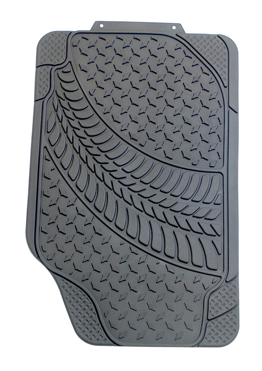 4Pc Universal Heavy Duty Sakura Tyre Tread Rubber Car Mats Non Slip