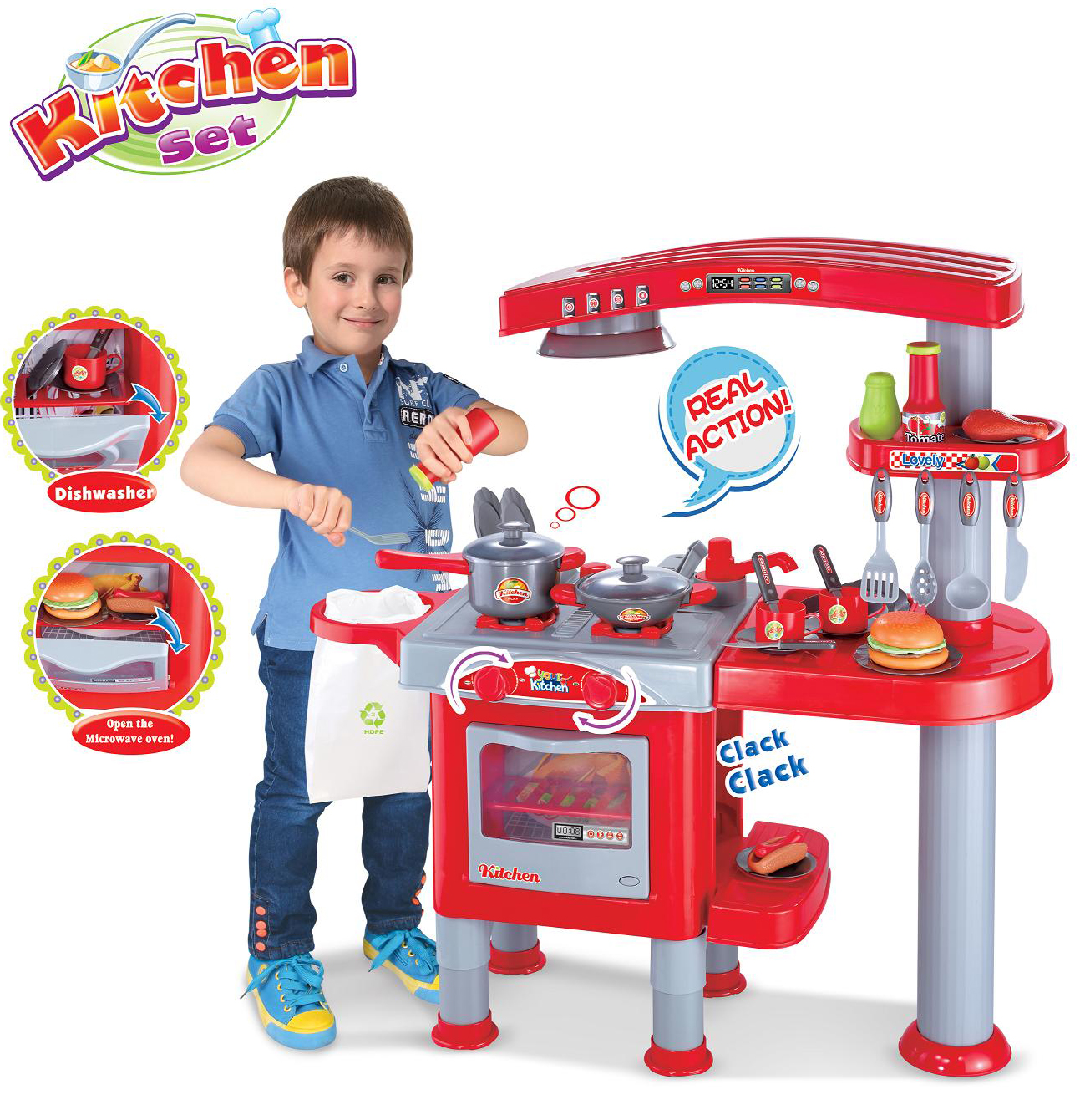 Boy Kitchen Play Set The Urban Decor