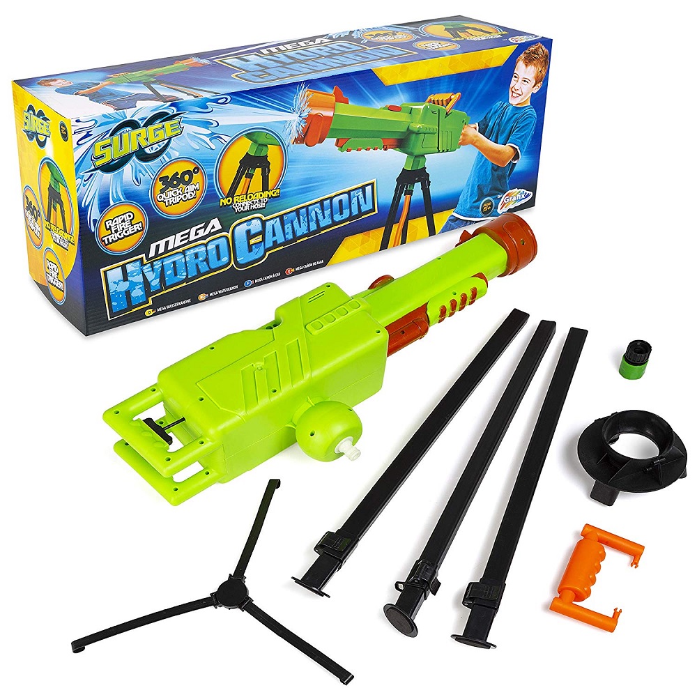 GIANT MEGA HYDRO WATER GUN CANNON SHOOT BLAST TRIPOD STAND LARGE BLASTER GUN eBay