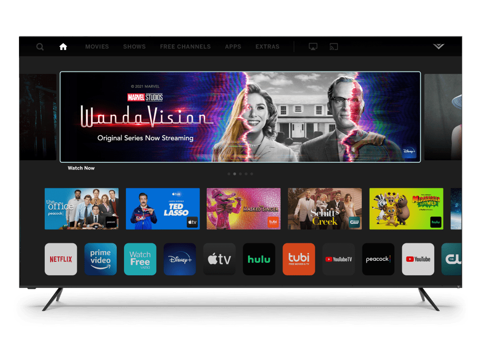The Apple TV app, now on VIZIO SmartCast TVs.