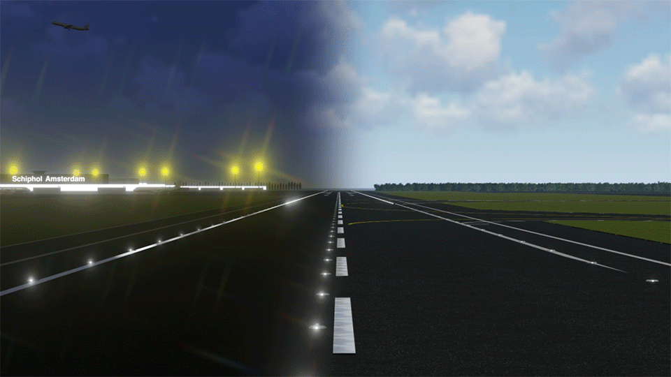 Renovating a runway at Schiphol Airport Vizualism