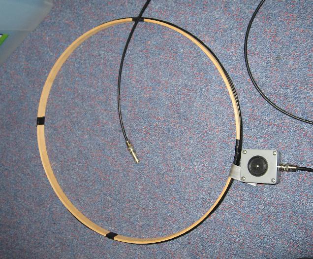 Alan Yates' Laboratory PhantomPowered Active Loop Receive Antenna
