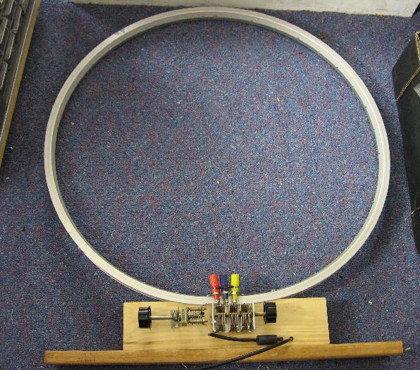 Alan Yates' Laboratory Bicycle Rim Antenna for 20 Metres