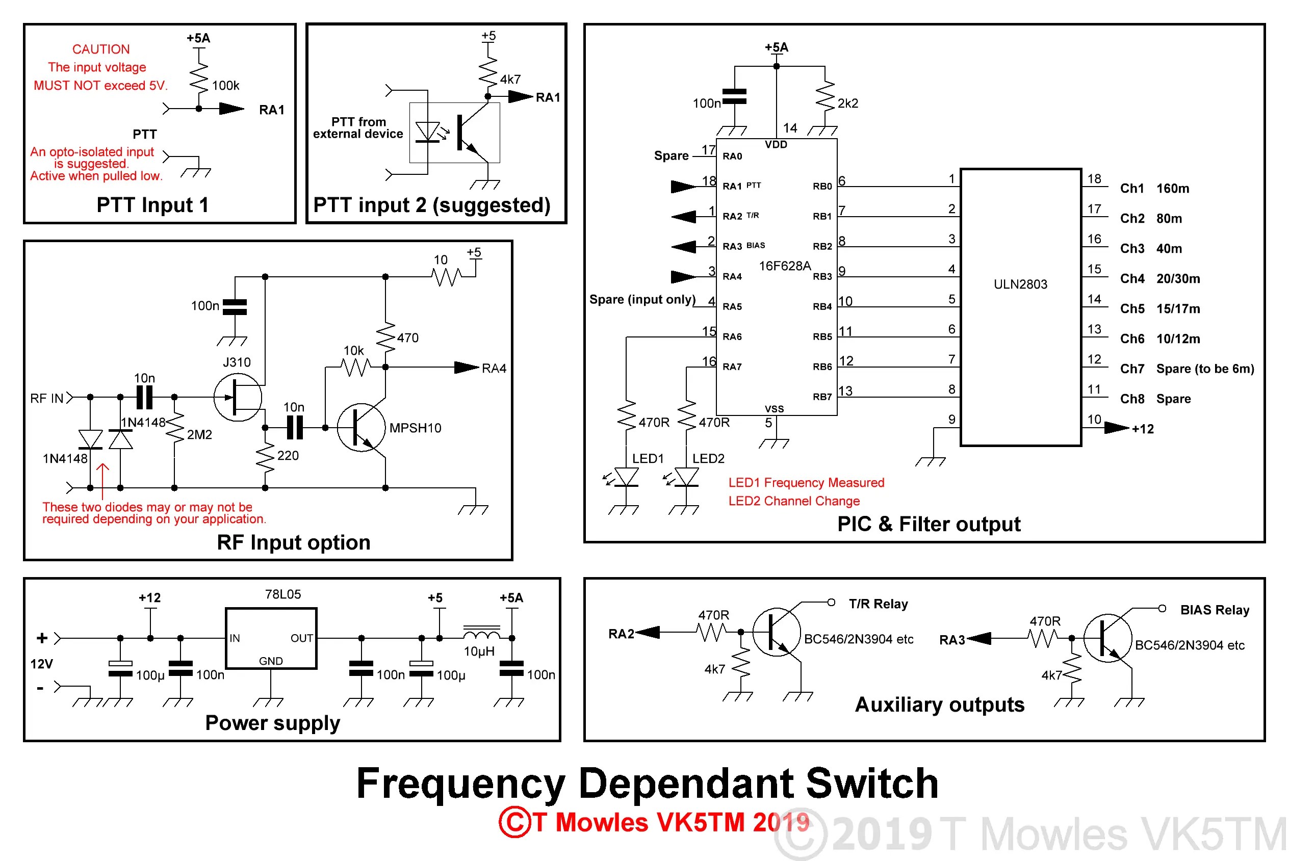 VK5TM Frequency depedant switch