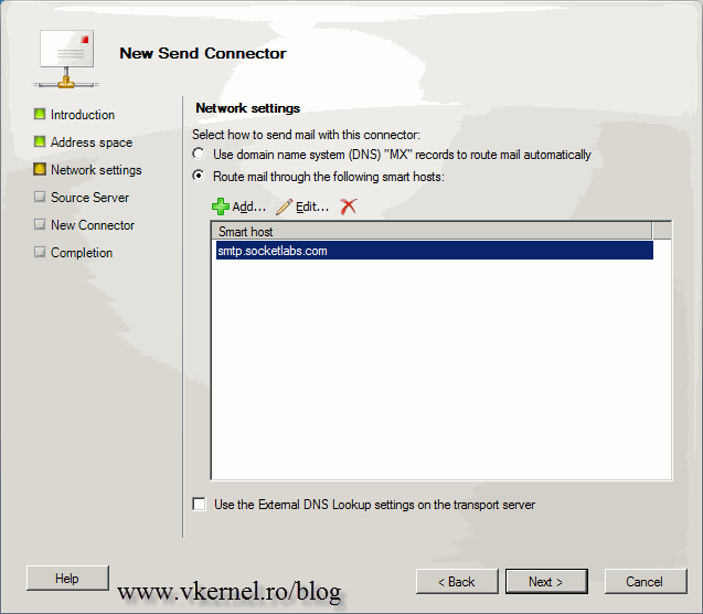 How to set up Exchange Send Connectors with a Smart Host Adrian