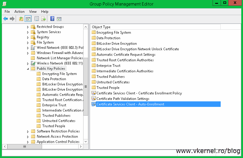 Set Up Automatic Certificate Enrollment (Autoenroll) Adrian Costea's blog
