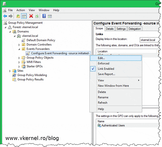 How to configure Windows Event Log Forwarding