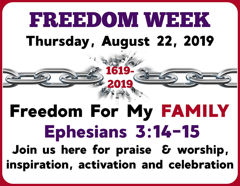 Freedom Week Valley Kingdom Ministries International