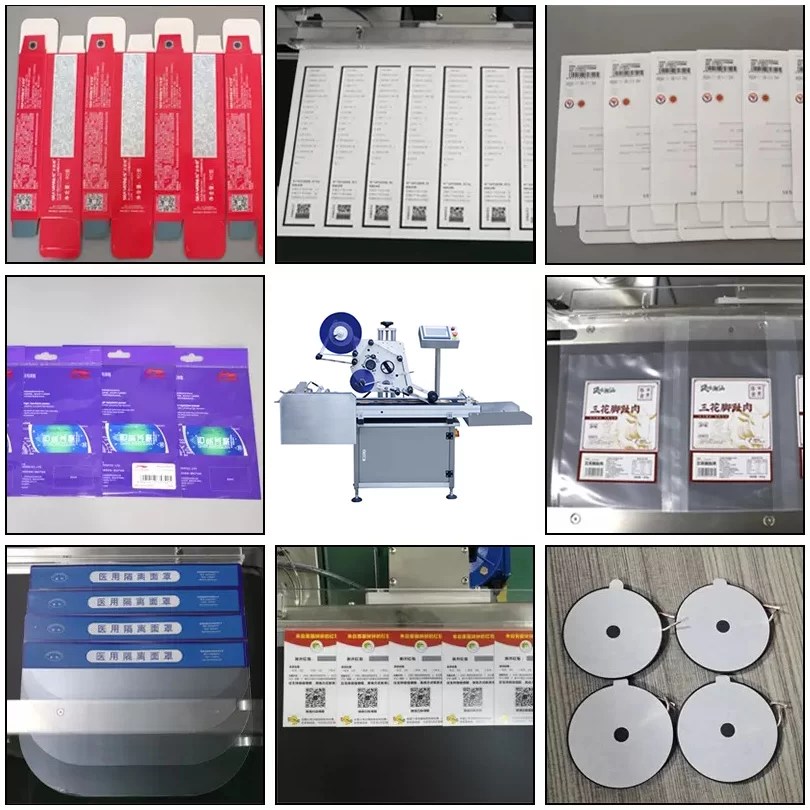 Flat Bag Labeling Machine, Flat Bag Label Applicator Machine VKPAK