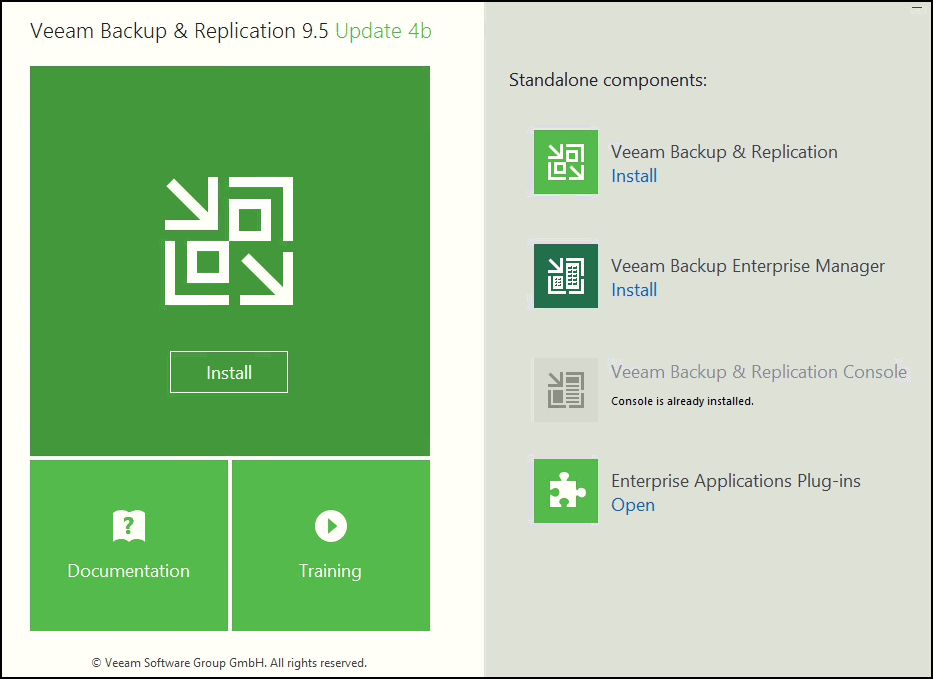Veeam Backup and Replication 9.5 Update 4b Released ESX Virtualization