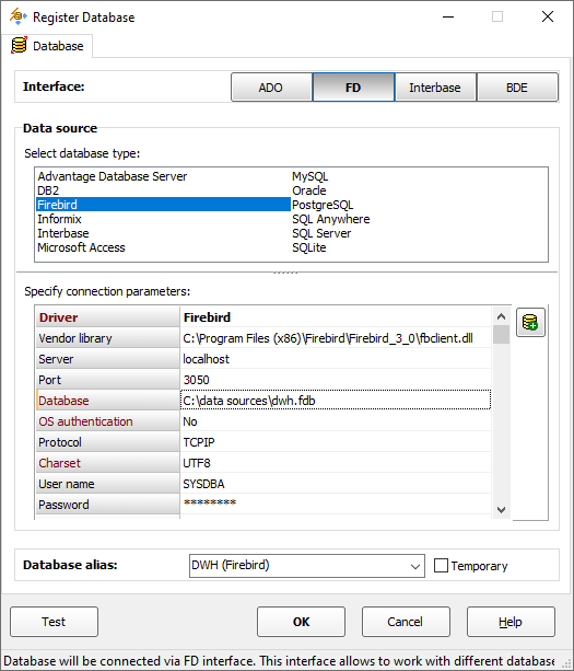 Importing Data from Firebird Database Exportizer Documentation