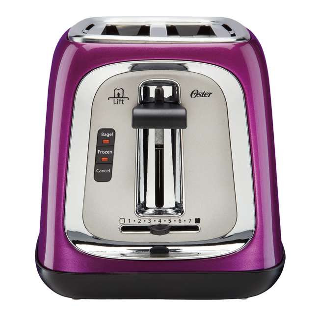Oster 2Slice Toaster, Metallic Purple TSSTTRJB0P