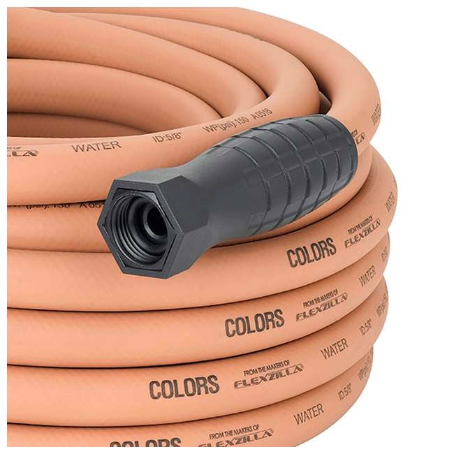 Flexzilla Colors 50Ft Garden Hose with SwivelGrip, Red (5 Pack) 5 x