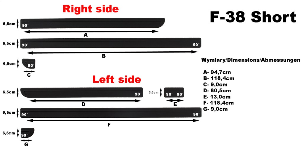 Side Mouldings VOLKSWAGEN T5 VM03124