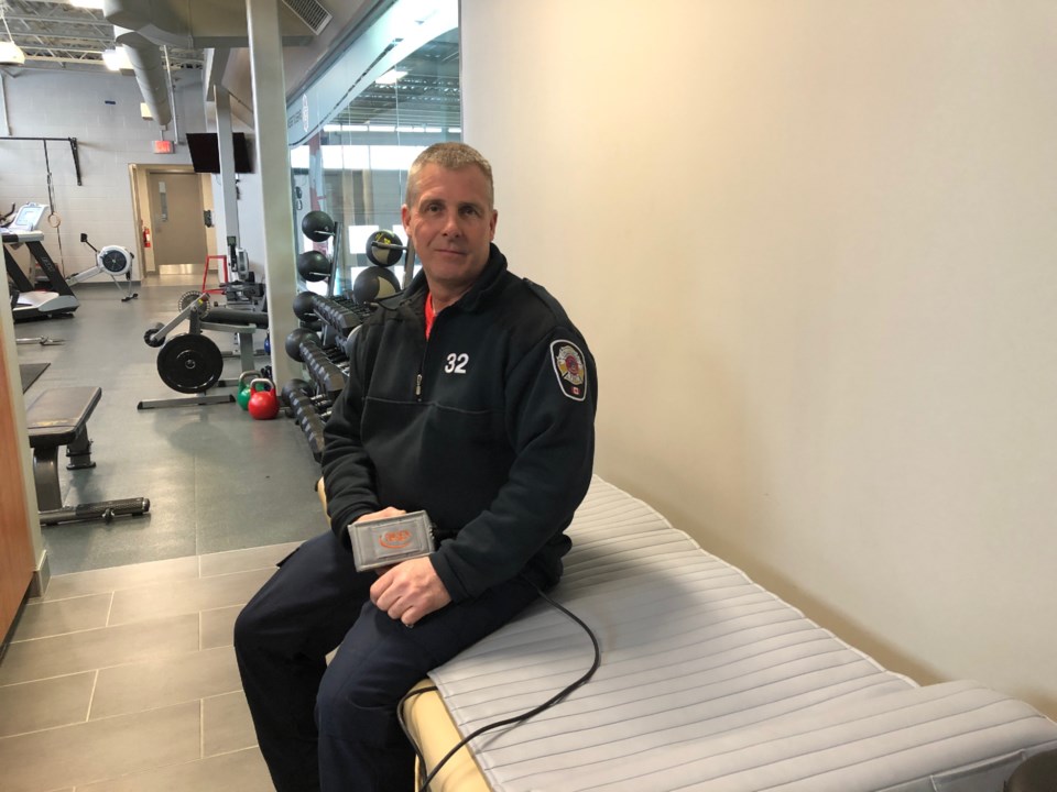 Collingwood firefighters getting charged up by new wellness device
