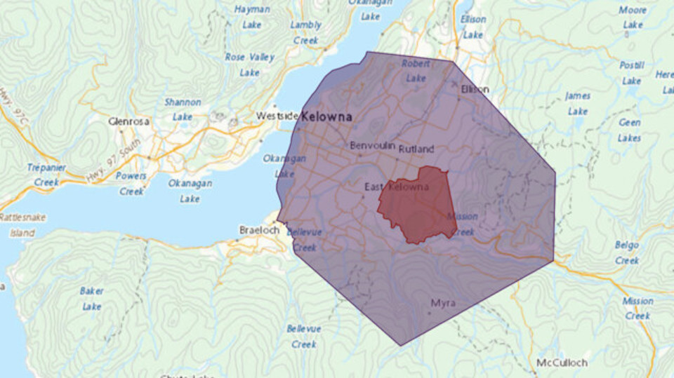 Avian flu CFIA issues map for control and infection zones Richmond News