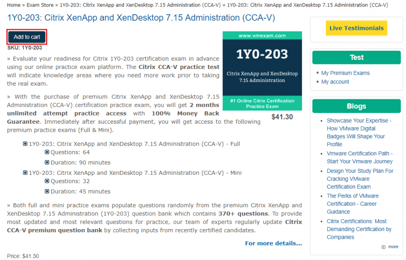 Frequently Asked Questions (FAQs) VMExam