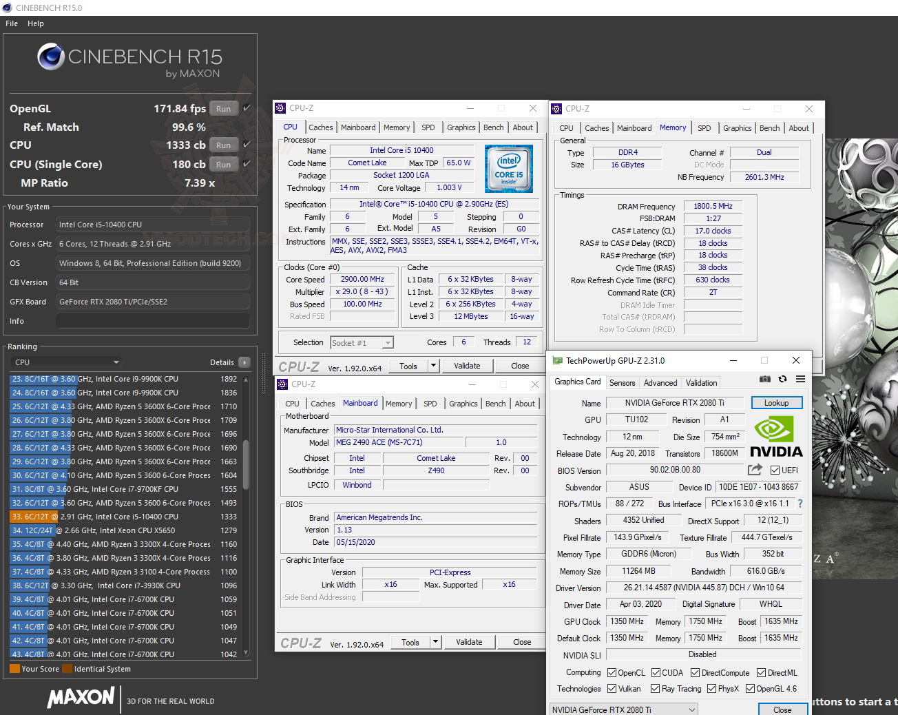 หน้าที่ 7 INTEL CORE i5 10400 PROCESSOR REVIEW