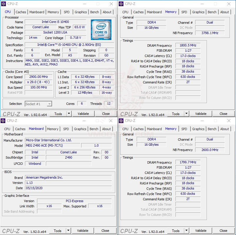 หน้าที่ 3 INTEL CORE i5 10400 PROCESSOR REVIEW