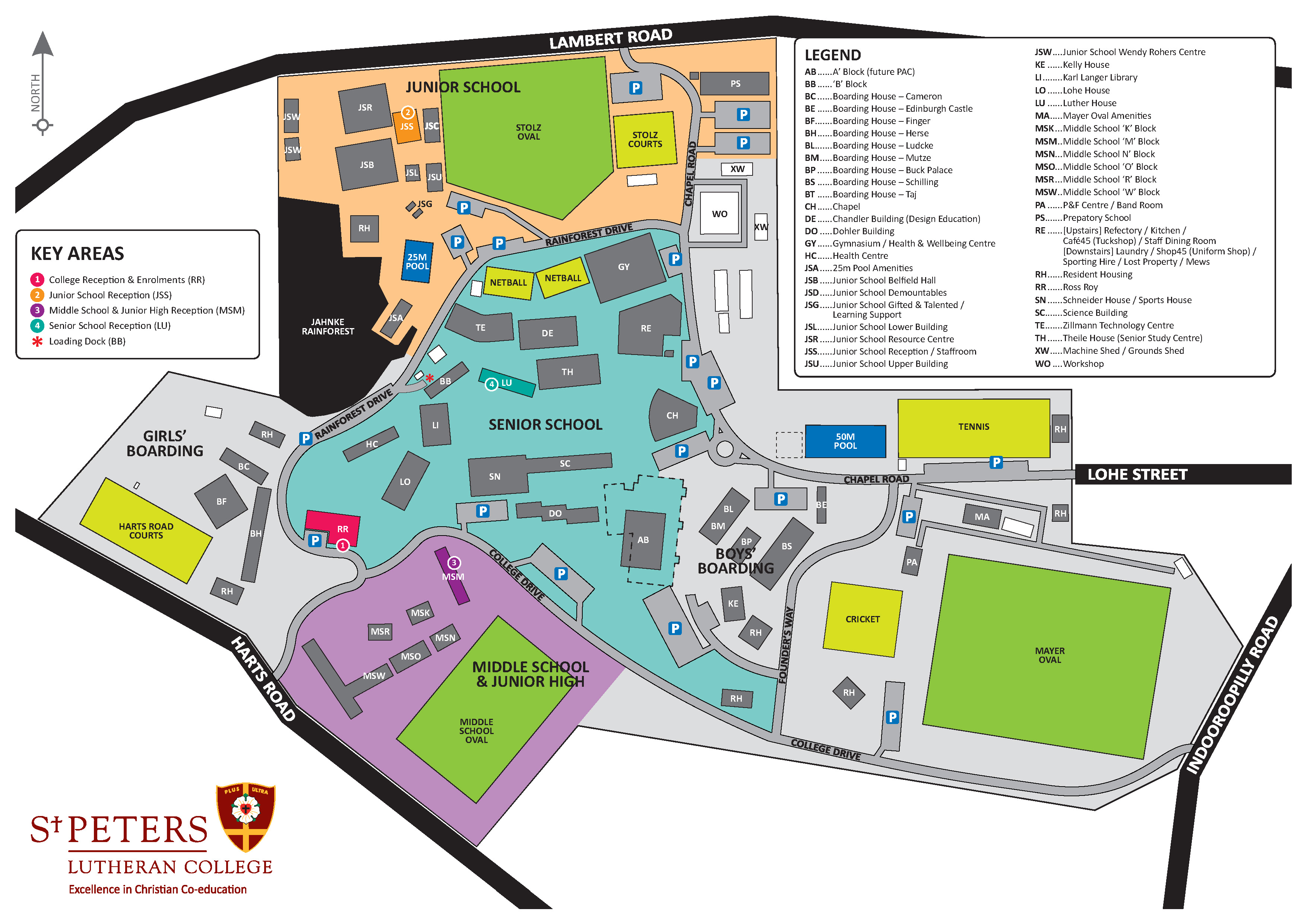 Iona College Campus Map St Peter's Lutheran College (Indooroopilly Campus) » Villanova College