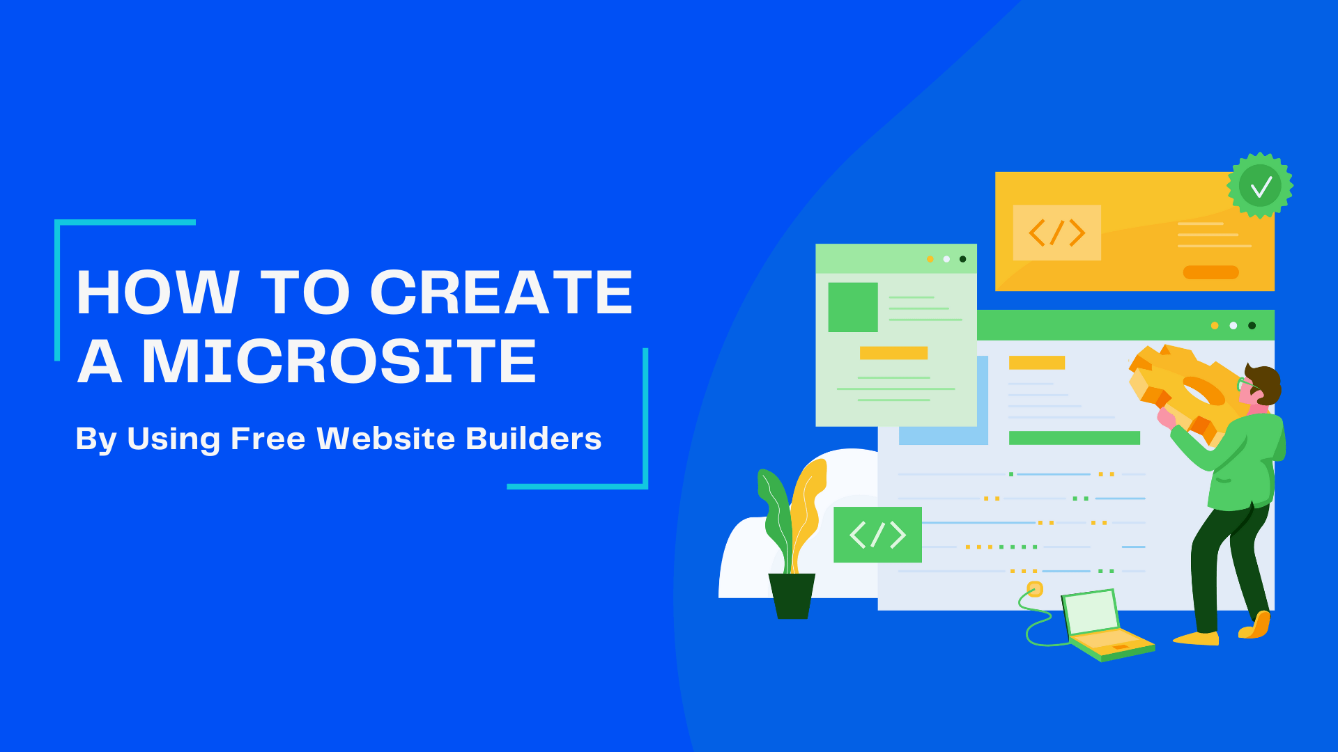 how to create a microsite free