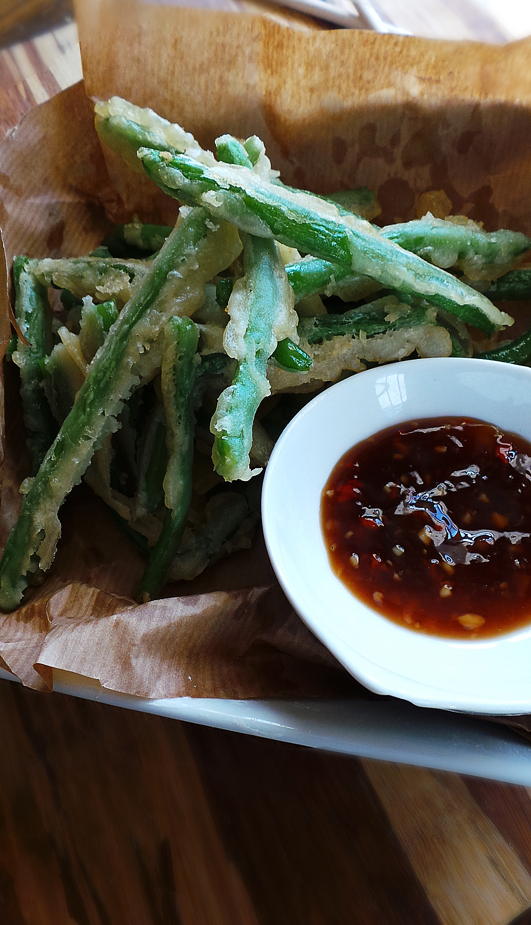 Tempura Green Beans w. Dipping Sauce