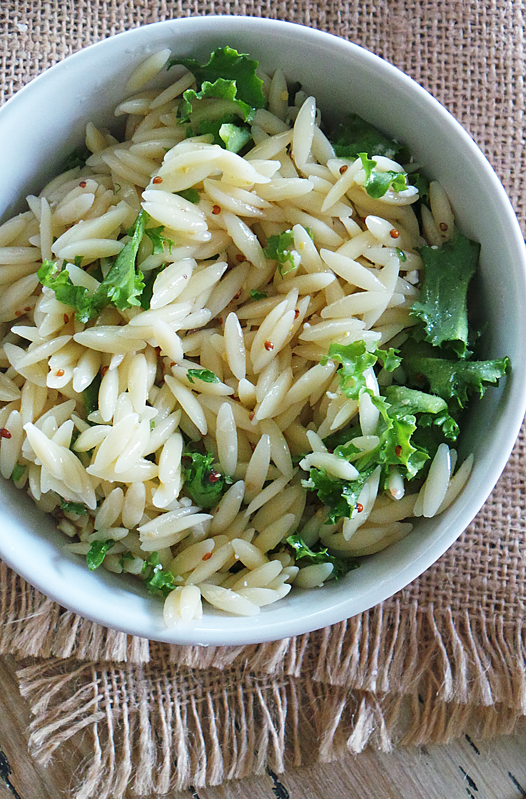Dijon Lemon Orzo Pasta Salad