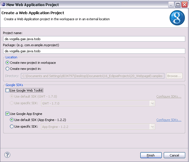 Google App Engine for Java Tutorial